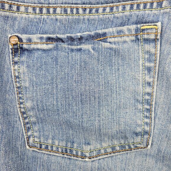 Old Navy Jeans Women's 10 Blue Low Rise Bootcut 100% Cotton Denim Vintage 90s - Picture 4 of 10